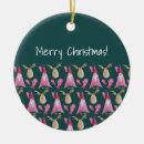 Search for pink reindeer christmas tree decorations Cute