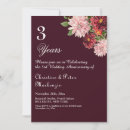 Search for 3rd anniversary invitations Floral