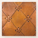 Search for materials coasters Leather