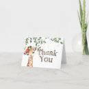 Search for zoo thank you cards Giraffe