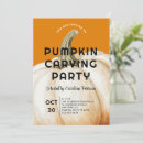 Search for trendy halloween invitations Pumpkin carving party