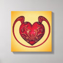 Search for red hearts canvas prints Abstract