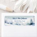 Search for winter wonderland return address labels Watercolor