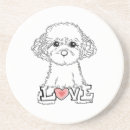 Search for poodle coasters Lover