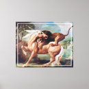 Search for attack canvas prints Animal