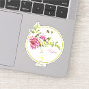 Search for flowers in a vase stickers Pretty