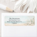 Search for ocean scene return address labels Sand