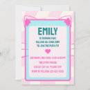 Search for cool cat birthday invitations Girl