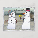 Search for snowmen horizontal postcards Snowman