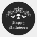 Search for happy skull stickers Black and white