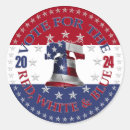 Search for vote blue stickers Red white and blue