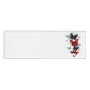 Search for butterfly name tags Black