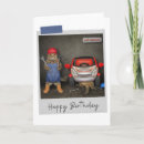 Search for mechanic birthday cards Cars