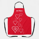 Search for i heart aprons Red