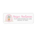 Search for cute kitten return address labels Pink