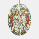 Search for religion christmas tree decorations Stained glass