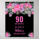 Search for 90th birthday supplies party posters Ninetieth