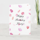 Search for rose petals cards Watercolor
