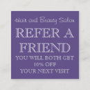 Search for barber referral cards Beautician