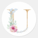 Search for letter u stickers Initial
