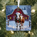 Search for country christmas tree decorations Red barn