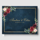 Search for burgundy guest books Marsala