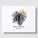 Search for gothic wedding guest books Gold
