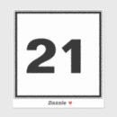 Search for bin stickers Number