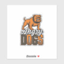 Search for angry wolf stickers Dog