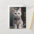 Search for vintage cat art postcards Kitten