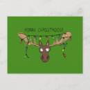 Search for cute moose postcards Cartoon