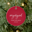 Search for engaged christmas tree decorations Elegant