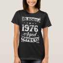 Search for year 1976 womens tshirts Birthday