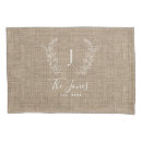 Search for housewarming pillowcases Monogrammed