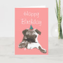 Search for moustache birthday cards Dog