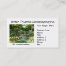 Search for tranquil business cards Landscape