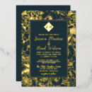 Search for teal rose wedding invitations Botanical