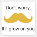 Search for mini facial stickers Moustache