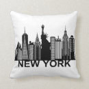 Search for new york statue cushions skyline