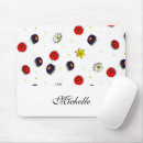 Search for red daisy mouse mats White