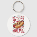 Search for hot dog key rings July
