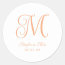 Search for peach monogram stickers Monogrammed