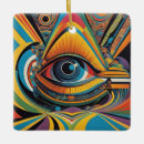 Search for psychedelic christmas tree decorations Vintage