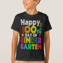 Search for happy 100th day tshirts Kindergarten