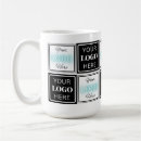 Search for business anniversary mugs Company logo
