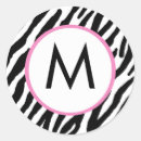 Search for monogram zebra stickers Pattern