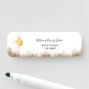 Search for salon name tags Black and gold