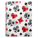 Search for playing card notebooks Suits