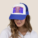 Search for abstract design hats Blue