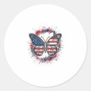 Search for vector butterfly round stickers Vintage4thofjuly